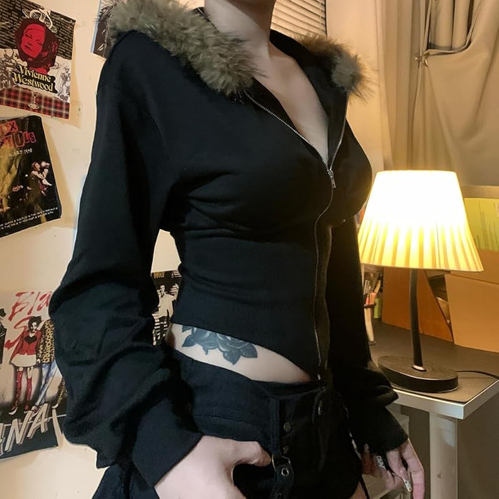 Y2K✩fairy grunge fur down jacket✩ Y2K✩fairy grunge fur down jacket✩ Y2K✩fairy grunge fur